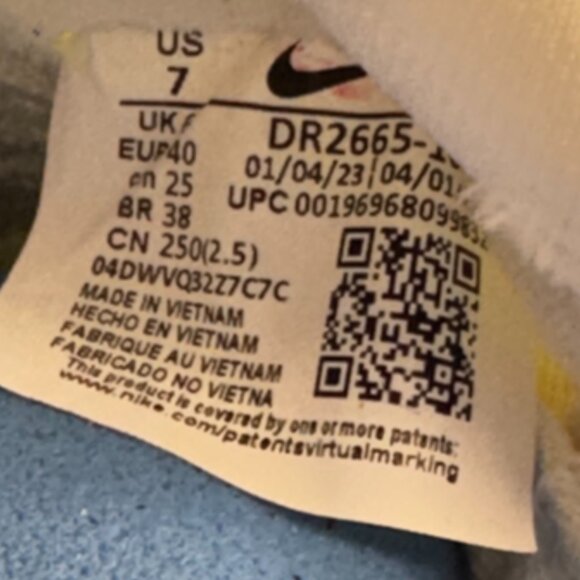 Nike ReactX Infinity Run 4 Shoes in White Lemon Twist main image 8